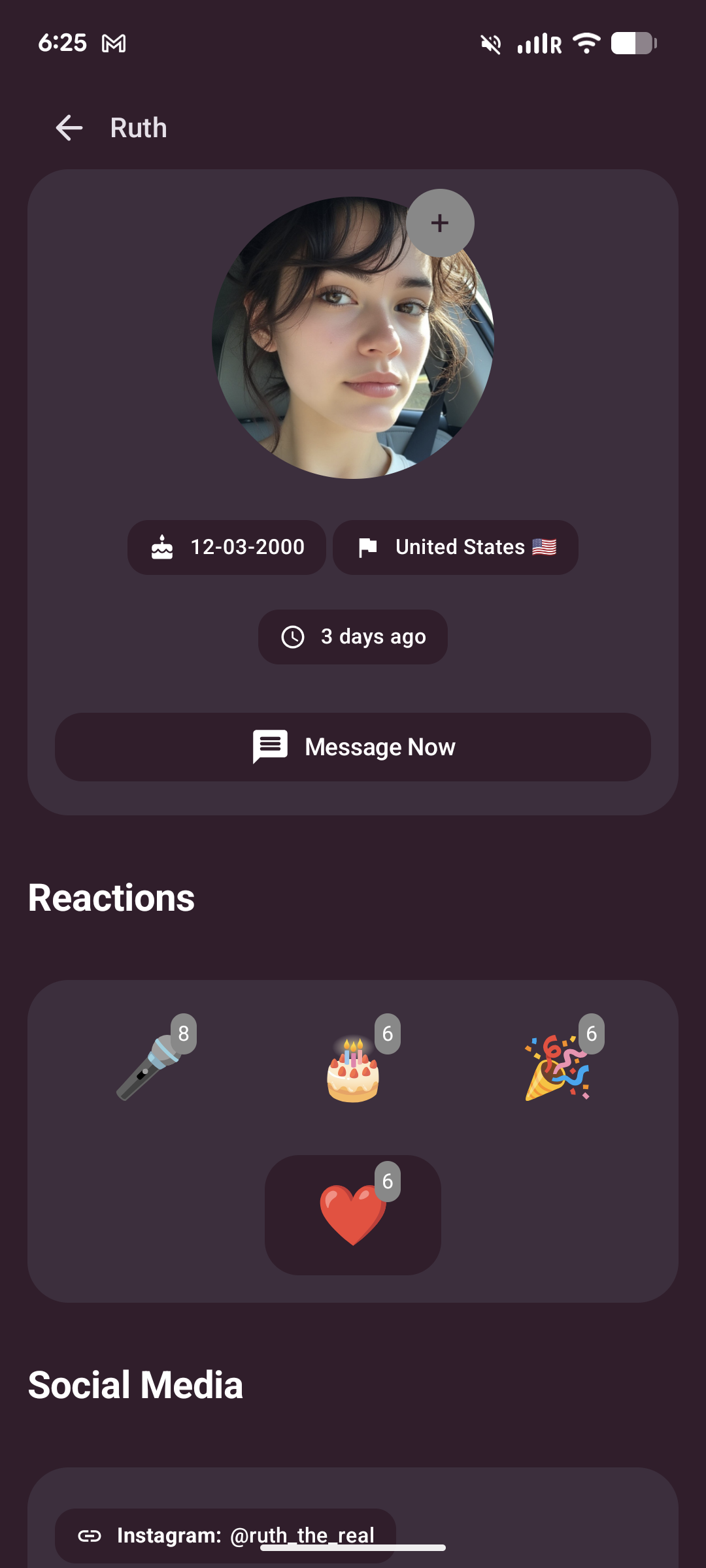 Twiny Mobile App Screen 2